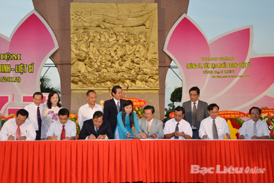 Bạc Liêu Các hoạt động tổ chức trọng thể lễ kỷ niệm 65 năm Ngày Thương binh - liệt sĩ
